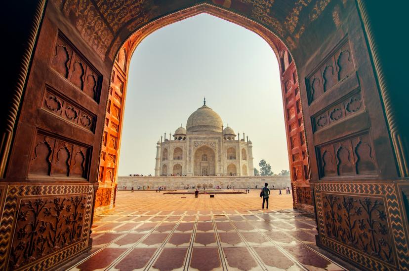 Taj Mahal, India, with Explore