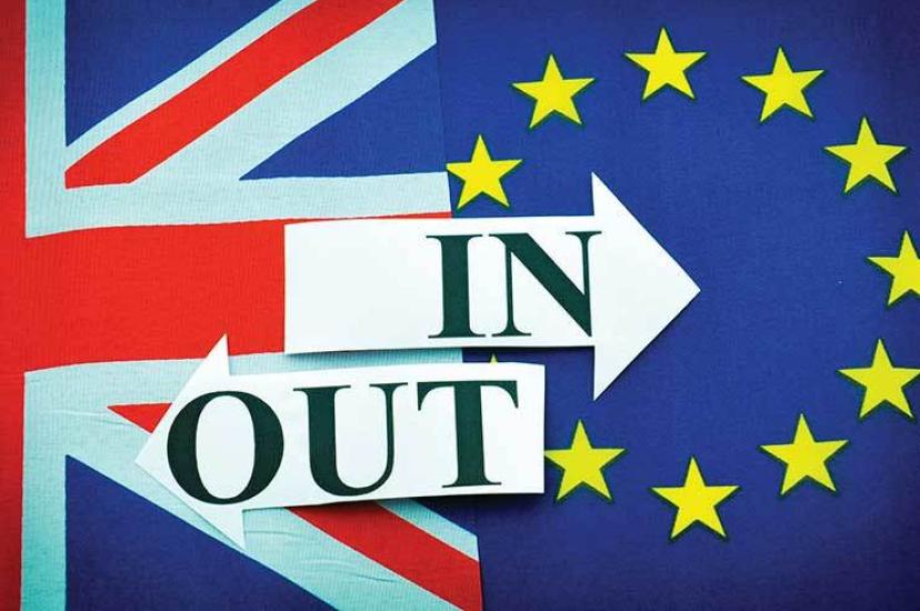 Brexit flags ThinkstockPhotos 516295574