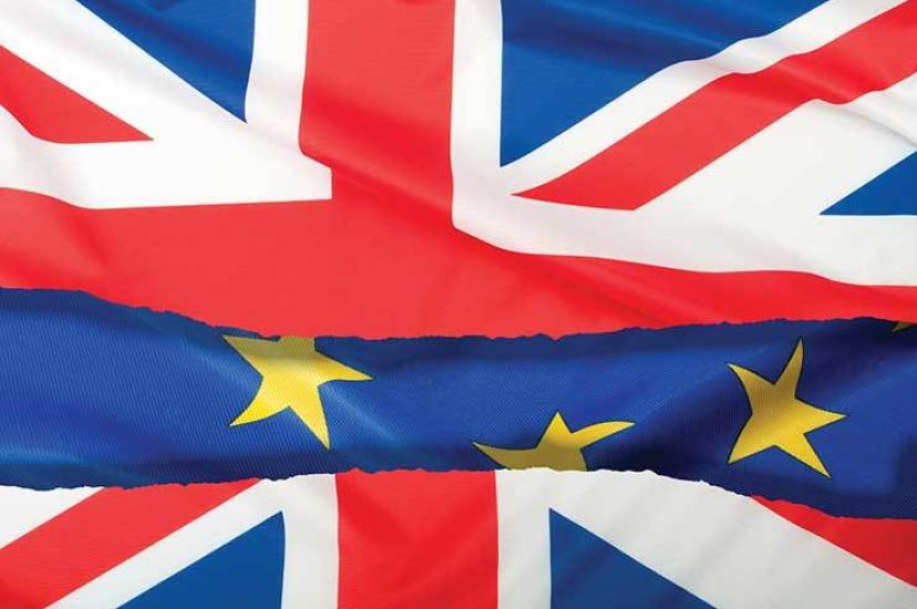 Union Jack and EU flag iStock_95347247