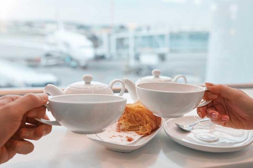 Coffee and croissants iStock-638404458