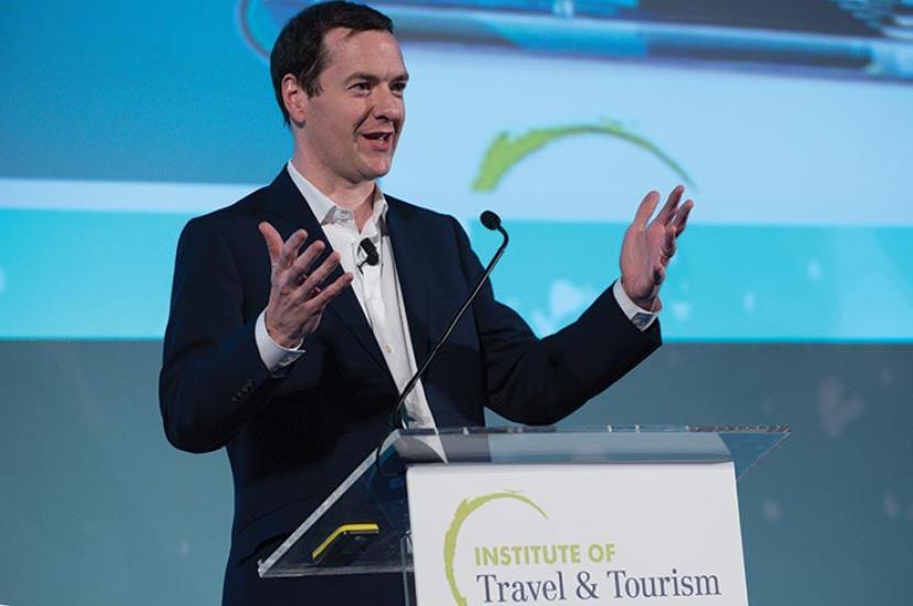 George Osborne speaking at the ITT conference 2017