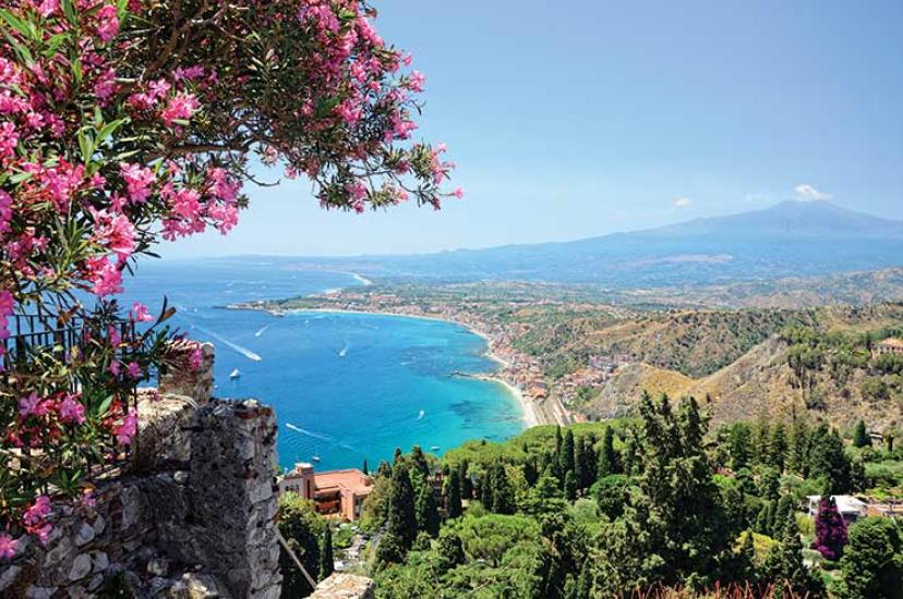 Sicilian coastline