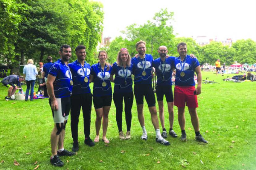 A group of Flight Centre employees completed the 100-mile Prudential Ride London this year