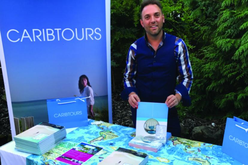 Danny Joel Trade Sales Manager supporting Baldwin’s Travel clients Summer party in Tunbridge Wells t