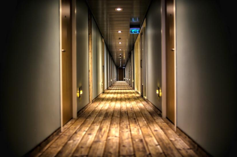Hotel corridor