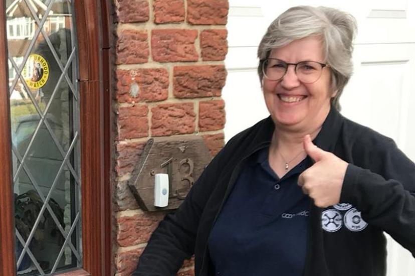 Debbie Johnson delivers groceries to vulnerable and elderly people in her community