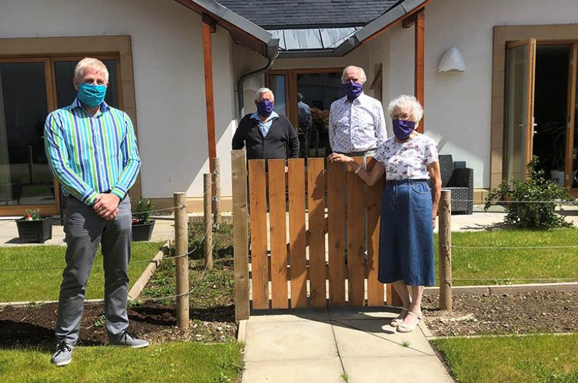 Erskine Care Home for veterans is one of the charities Free Masketeers supplies with masks