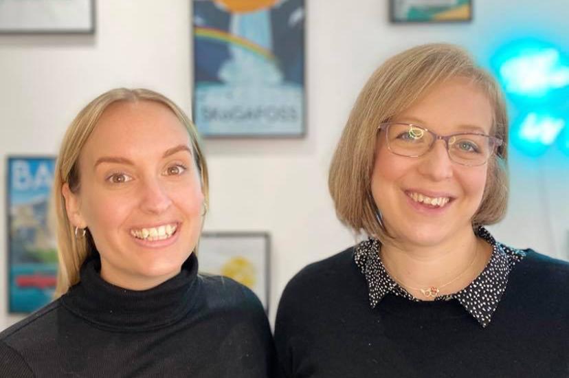 Agents Mia Walmsley and Kate Holroyd both have marketing backgrounds