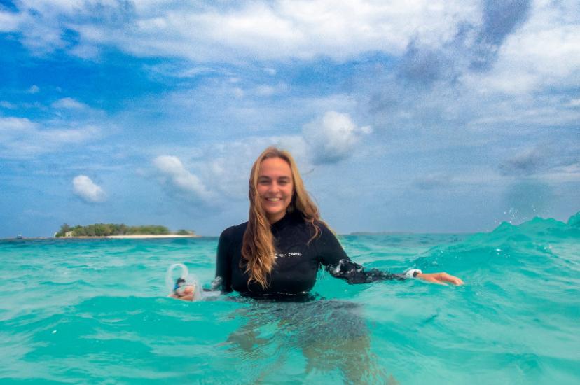Kate Sheridan is Sheraton Maldives’ resort marine biologist