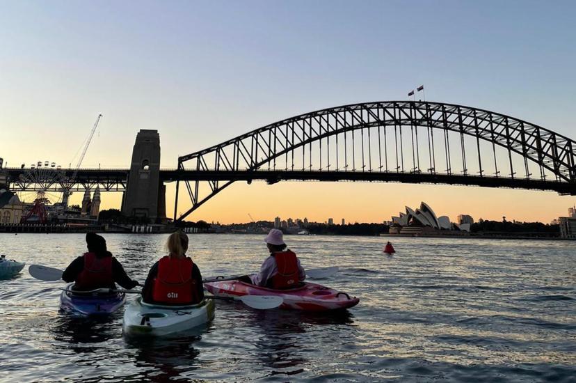 Sunrise kayaking