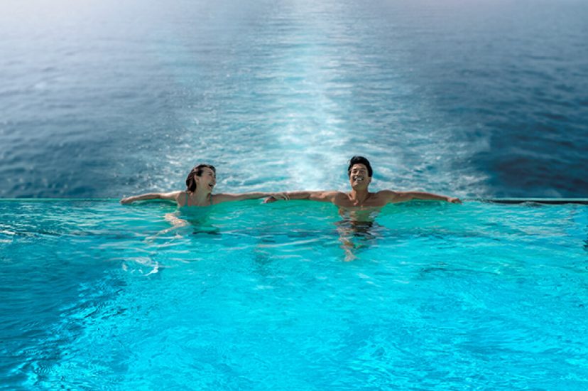 The panel shared advice on how to tempt clients on social media. Pictured: customers relaxing onboard Iona  