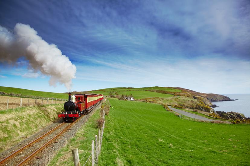Isle of Man steam train