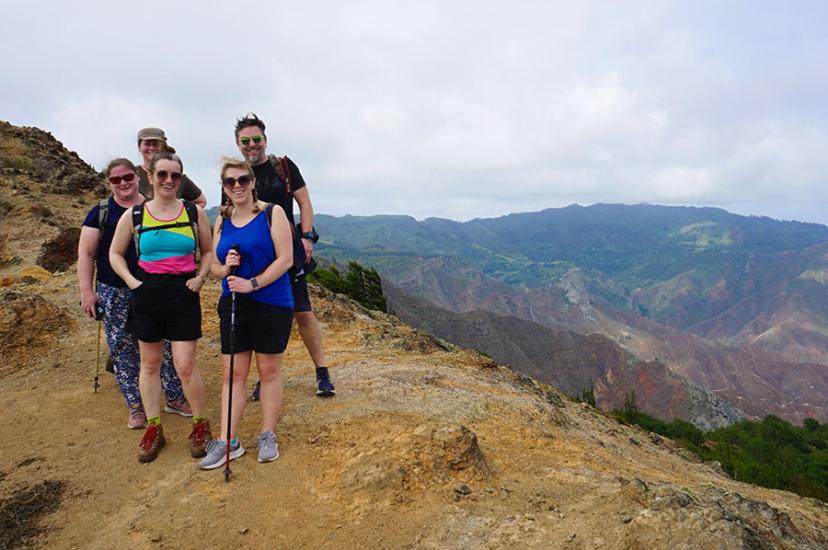 St Helena fam trip 2024 scenic hiking