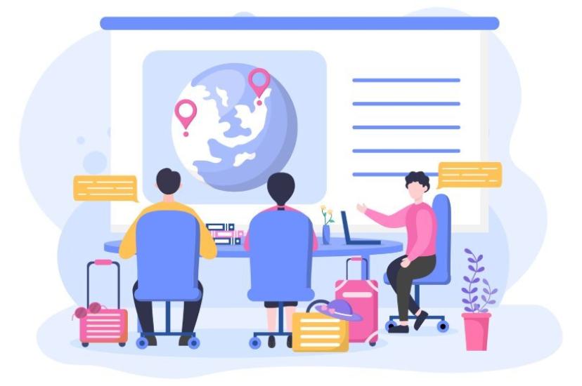 travel agent training illustration iStock