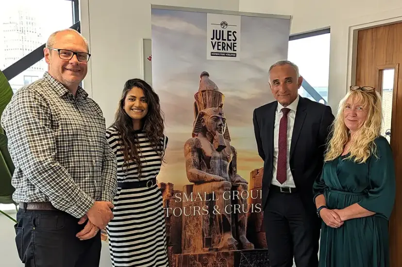 Jules Verne team with Tarek Imam