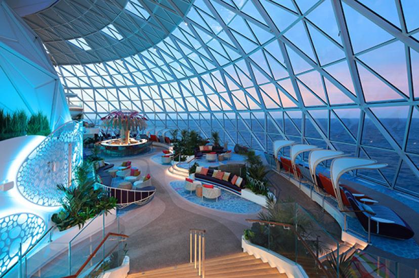 The Overlook in the Aqua Dome on Royal Caribbean International's Icon of the Seas