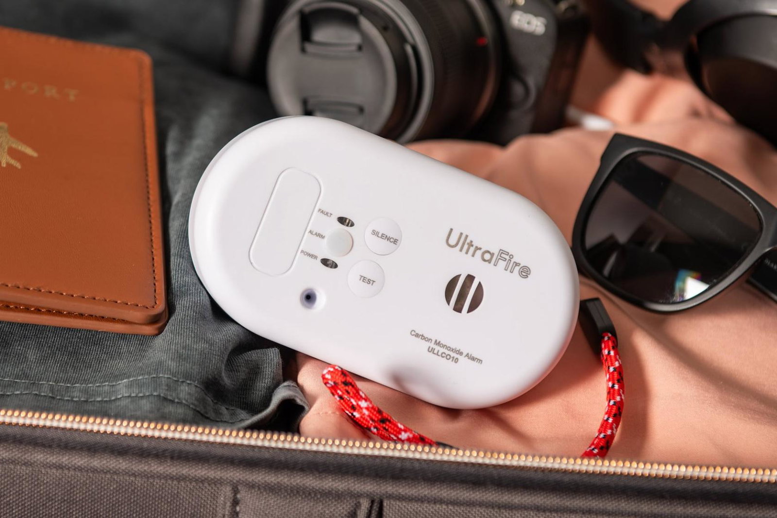 A potentially life-saving carbon monoxide alarm has gone on sale at UK airports following a campaign backed by the Safer Tourism Foundation