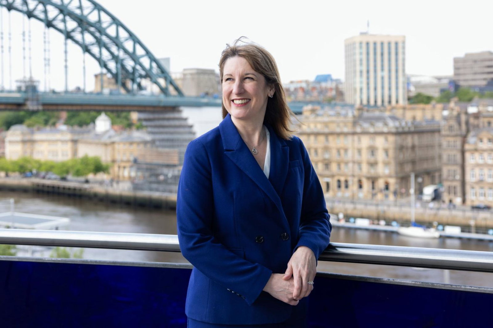 Chancellor Rachel Reeves pictured in Newcastle