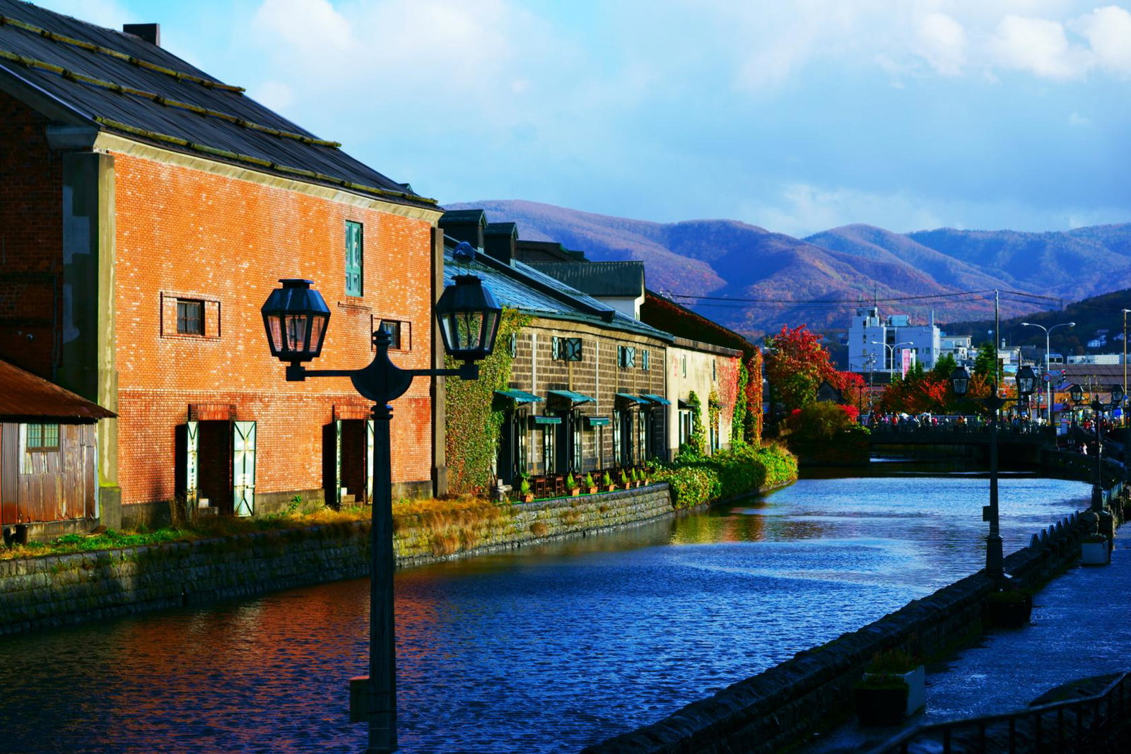 Otaru's historic canal is a feature of the picturesque port city
