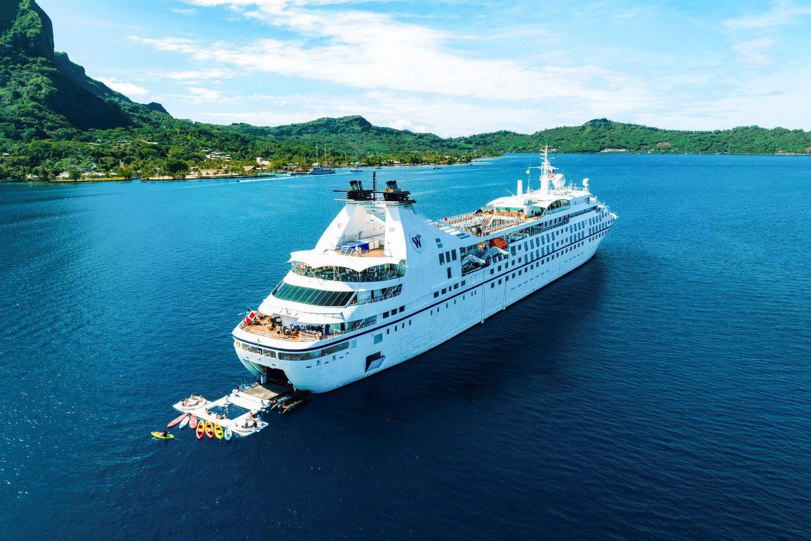 Star Breeze in Bora Bora island in French Polynesia