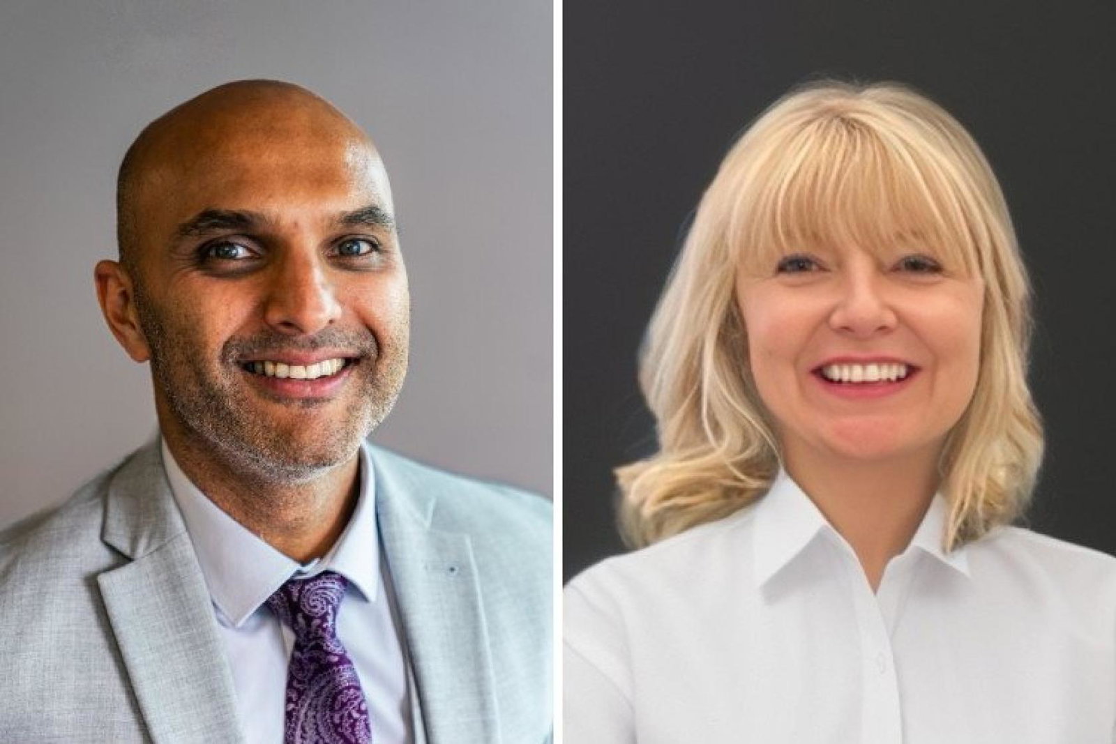 Travelpack chief Vishal Patel pictured with cruise lead Emma Sanger-Horwell