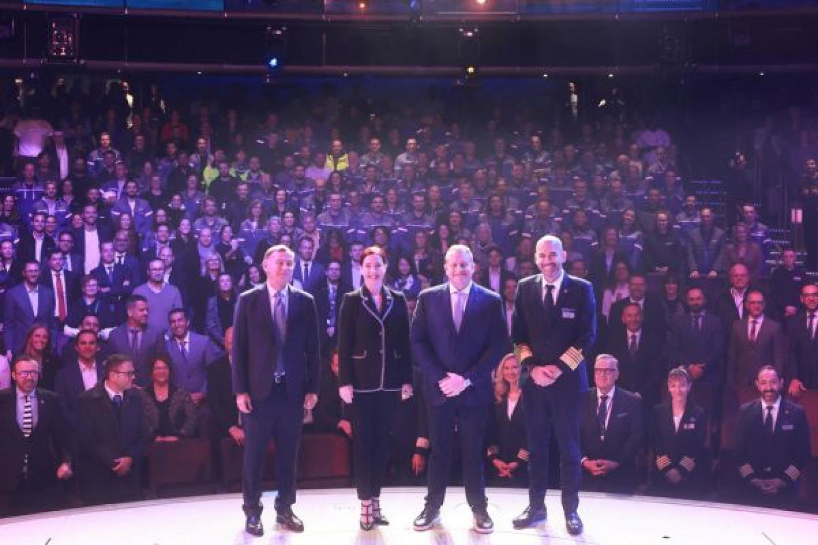 Celebrity Xcel's delivery ceremony