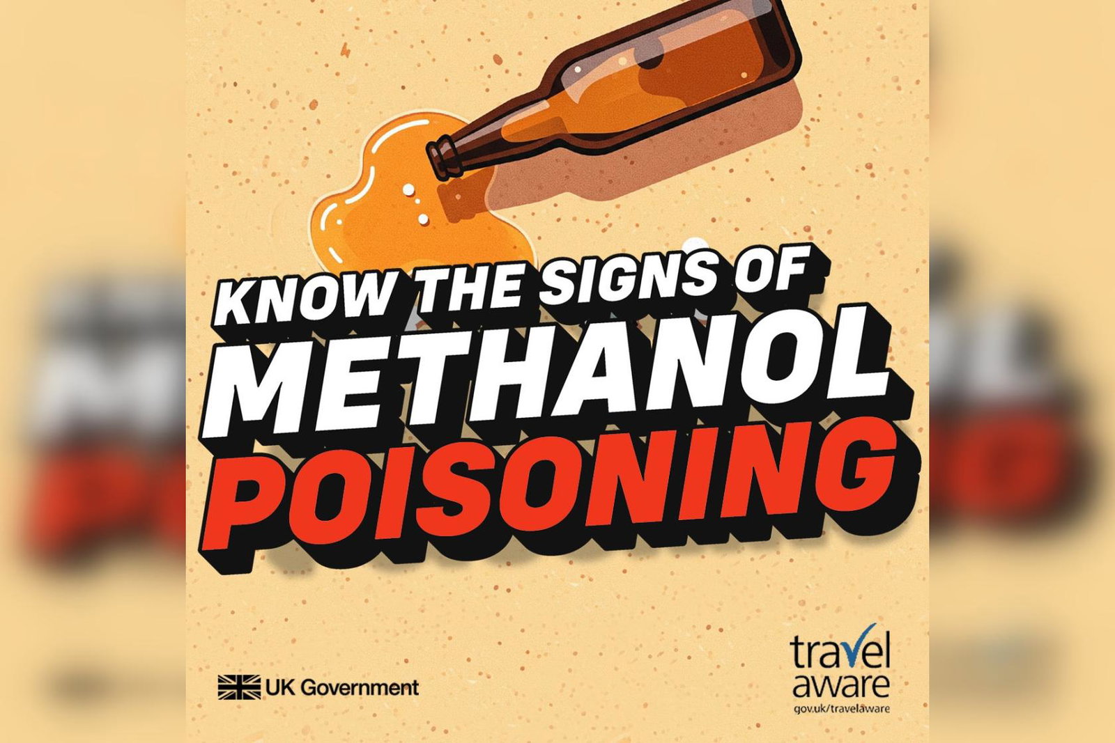 The FCDO is running a methanol poisoning campaign