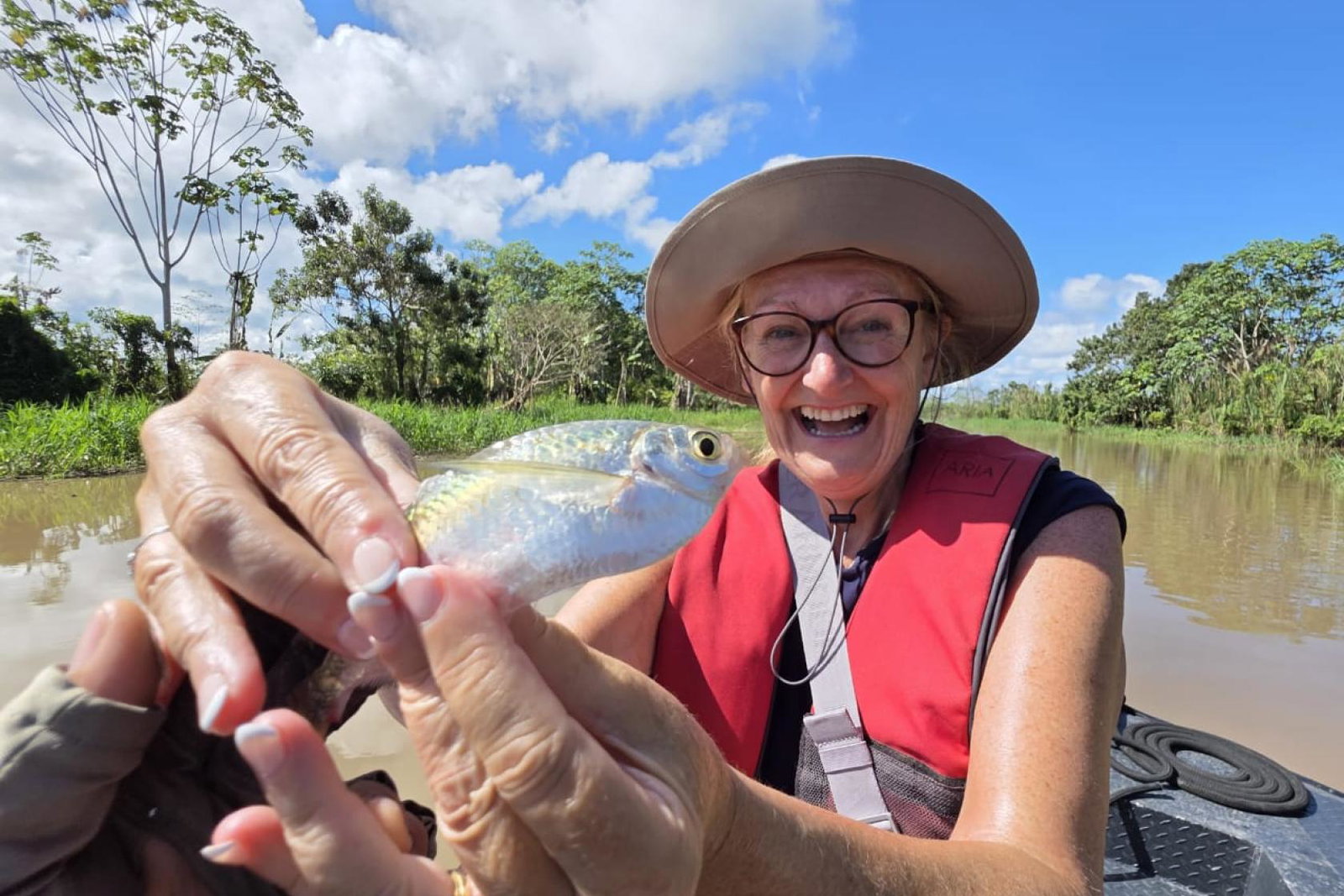 Gill Williams in the Amazon with Uniworld