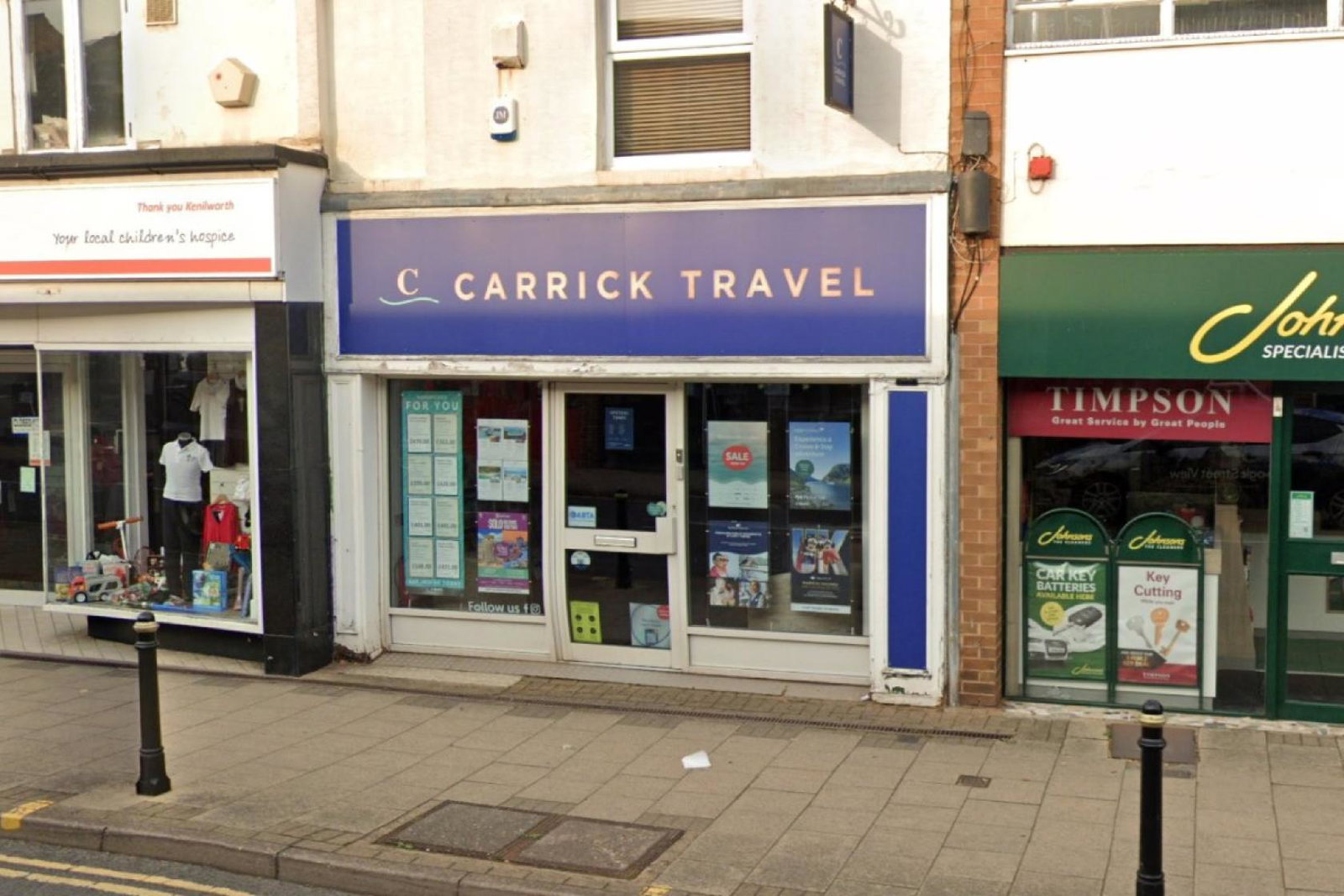 Carrick Travel shop in Kenilworth