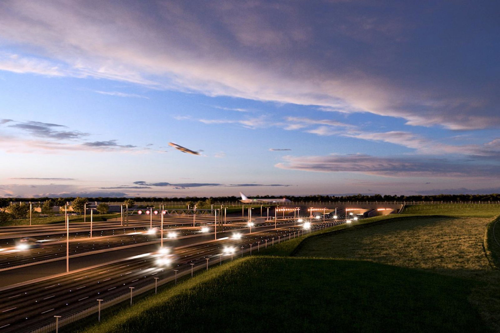 Heathrow is proposing to move a portion of the M25 motorway to accommodate a third runway