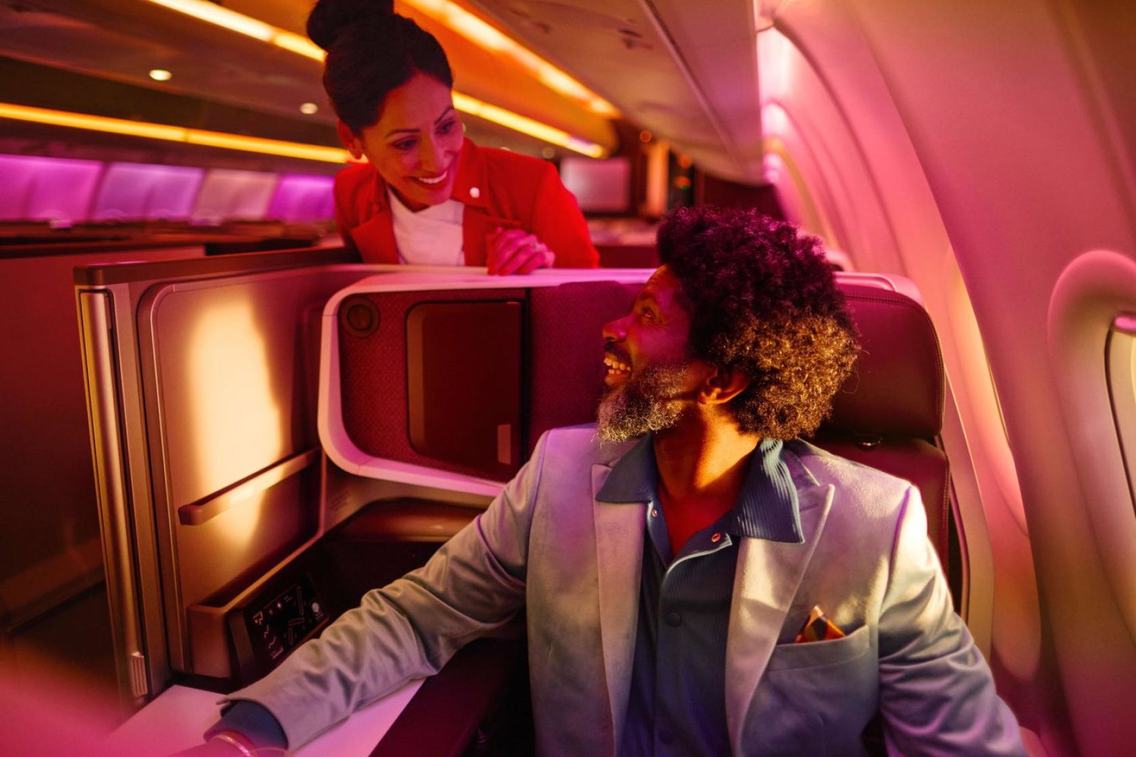 Virgin Atlantic's Upper cabin