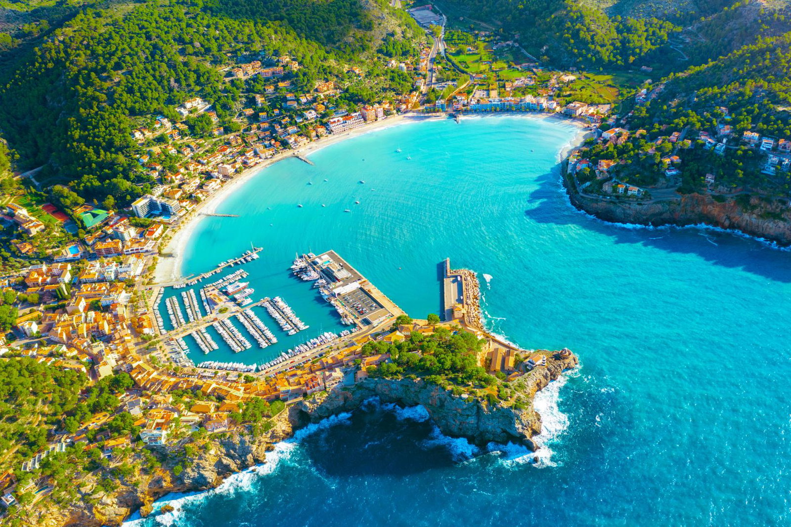 Port de Soller in Majorca