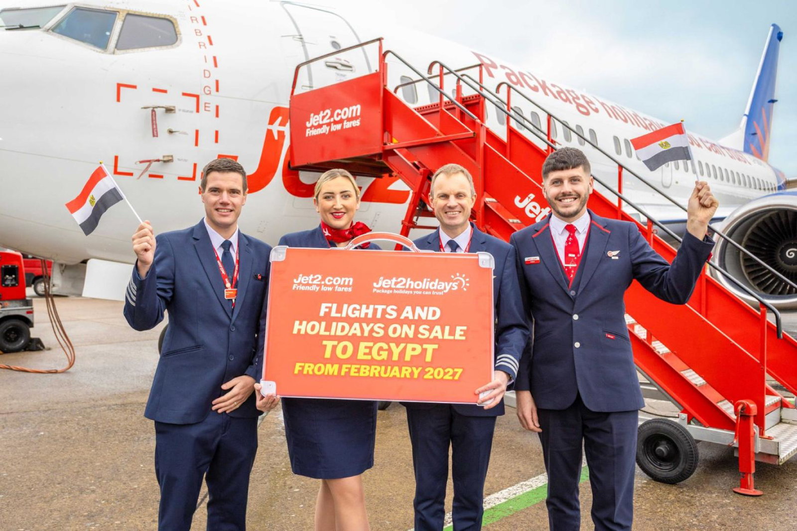 Jet2's first Egypt flights for more than 15 years will take off in February 2027