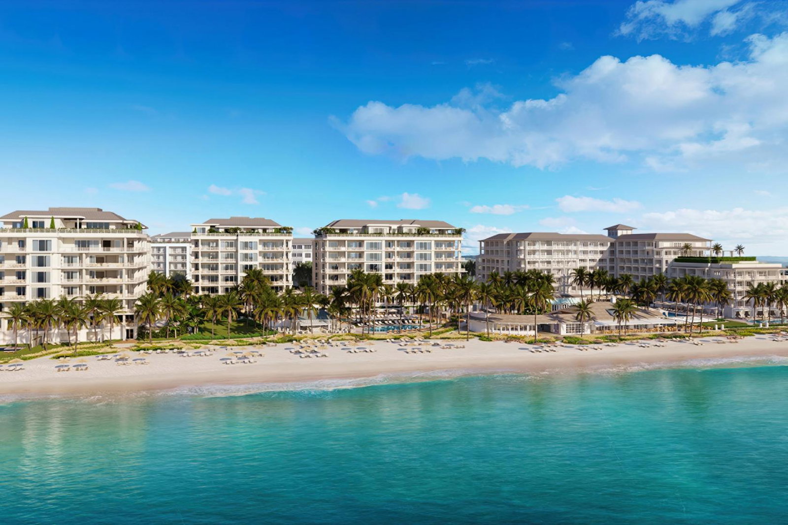The new Naples Beach Club, a Four Seasons Resort, sits on 1,000 feet of private Gulf shoreline