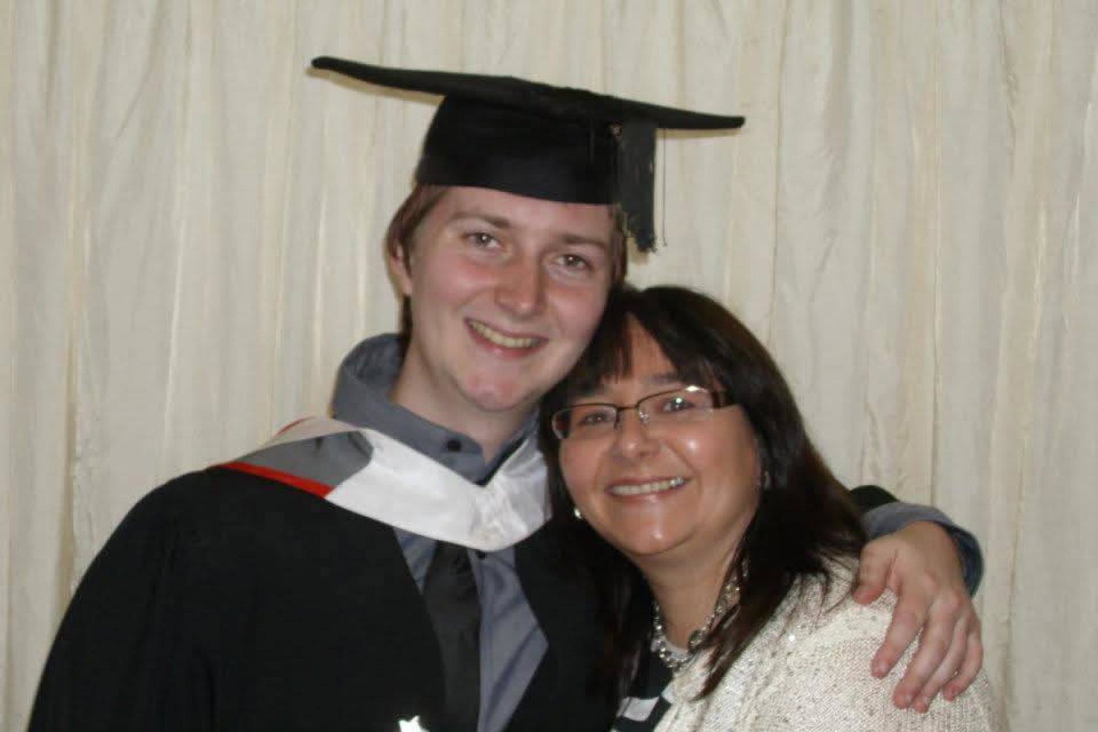 Prestbury Travel agent Dawn Letham with her son, Mark