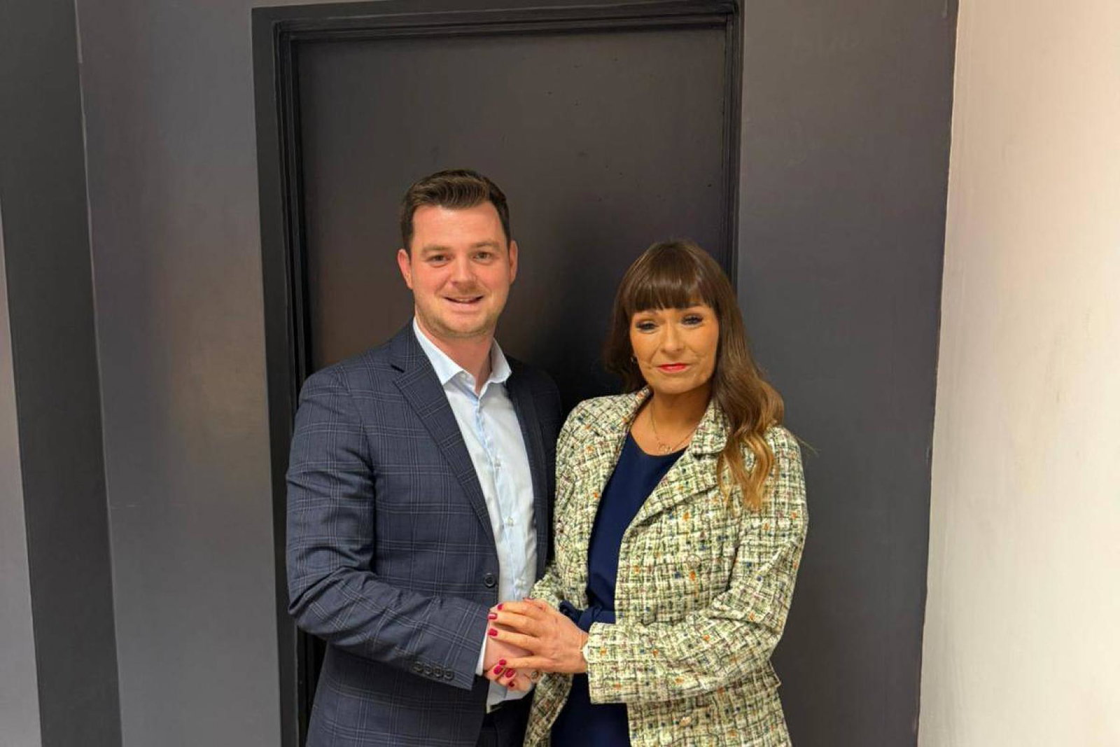 Jonny Fielding with Northcoast's previous owner