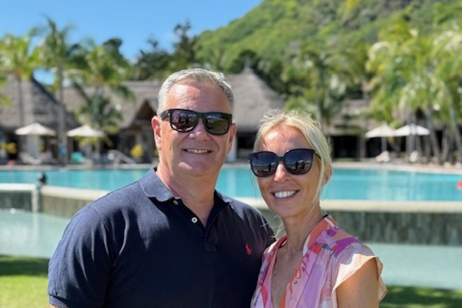Not Just Travel consultant Hannah Hamilton with her husband Jonathan