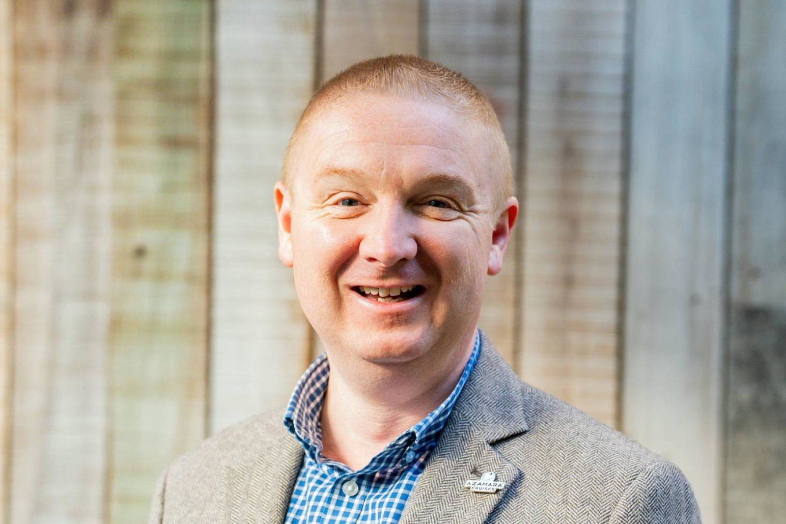 Headshot of Stuart Pearce, director of sales at Azamara Cruises