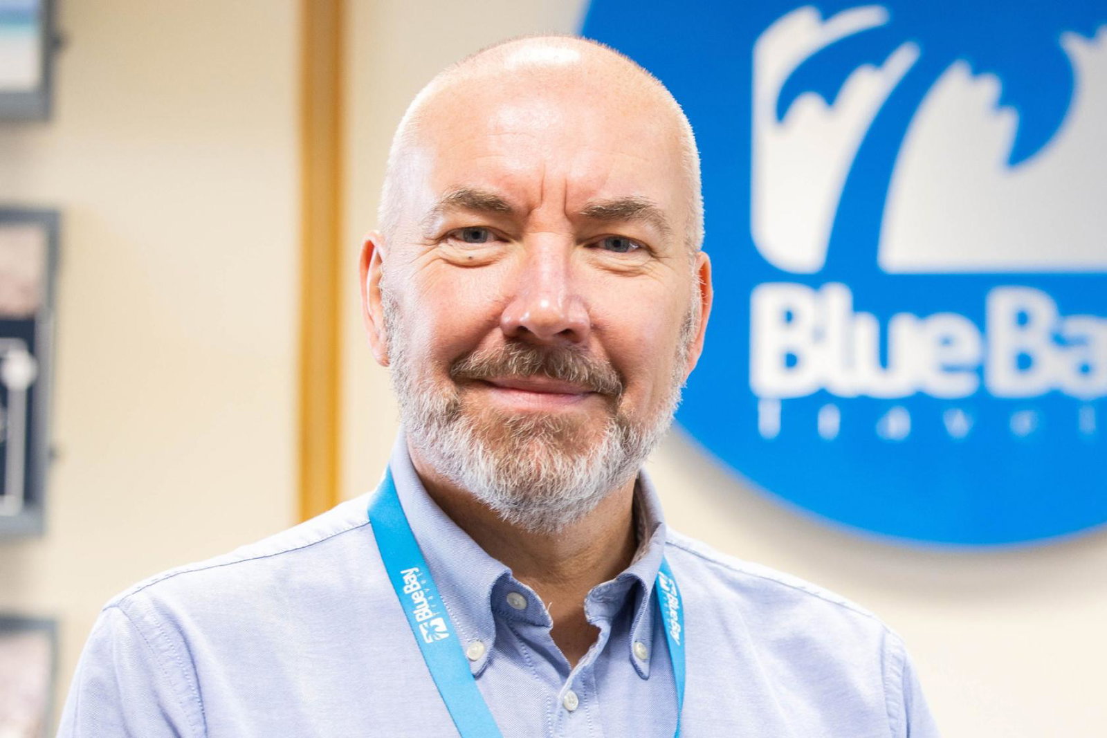 Headshot of Alistair Rowland, chief executive at Blue Bay Travel