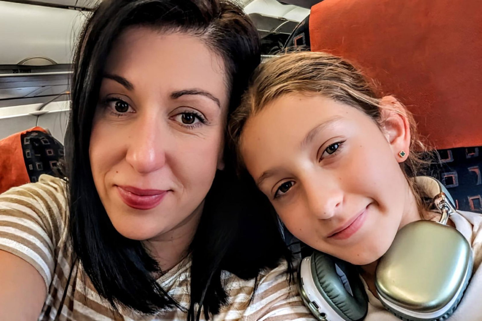 Maria Petkova pictured with daughter Kalina