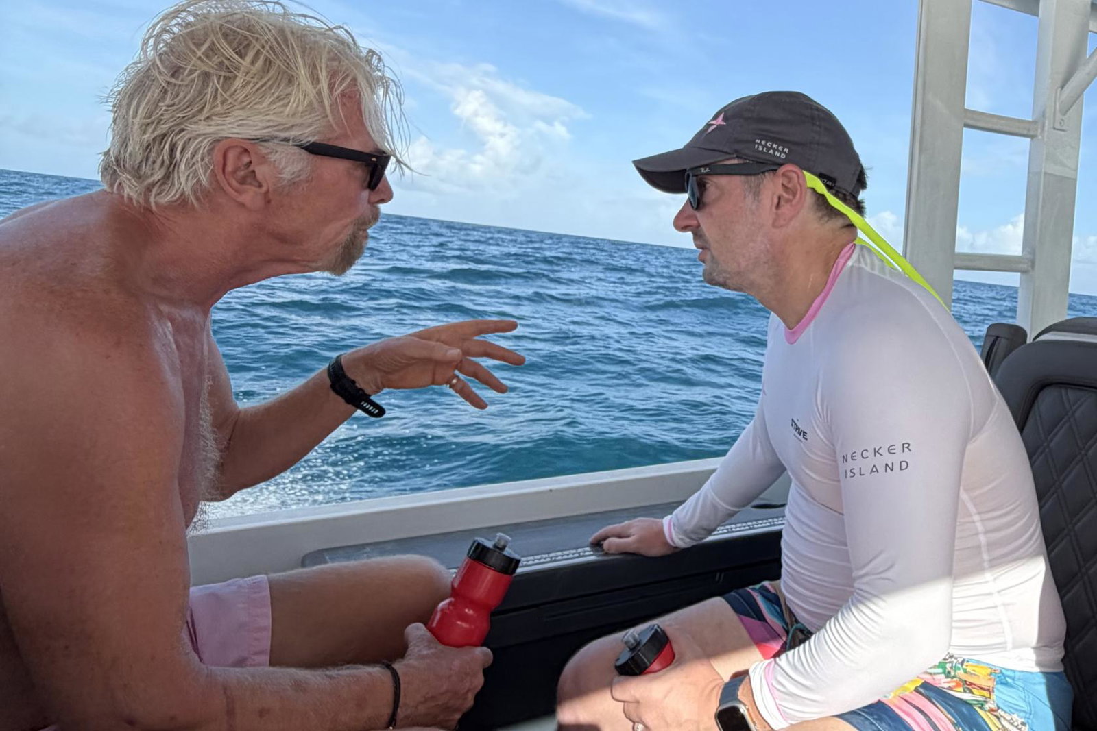 Sir Richard Branson and James Cole