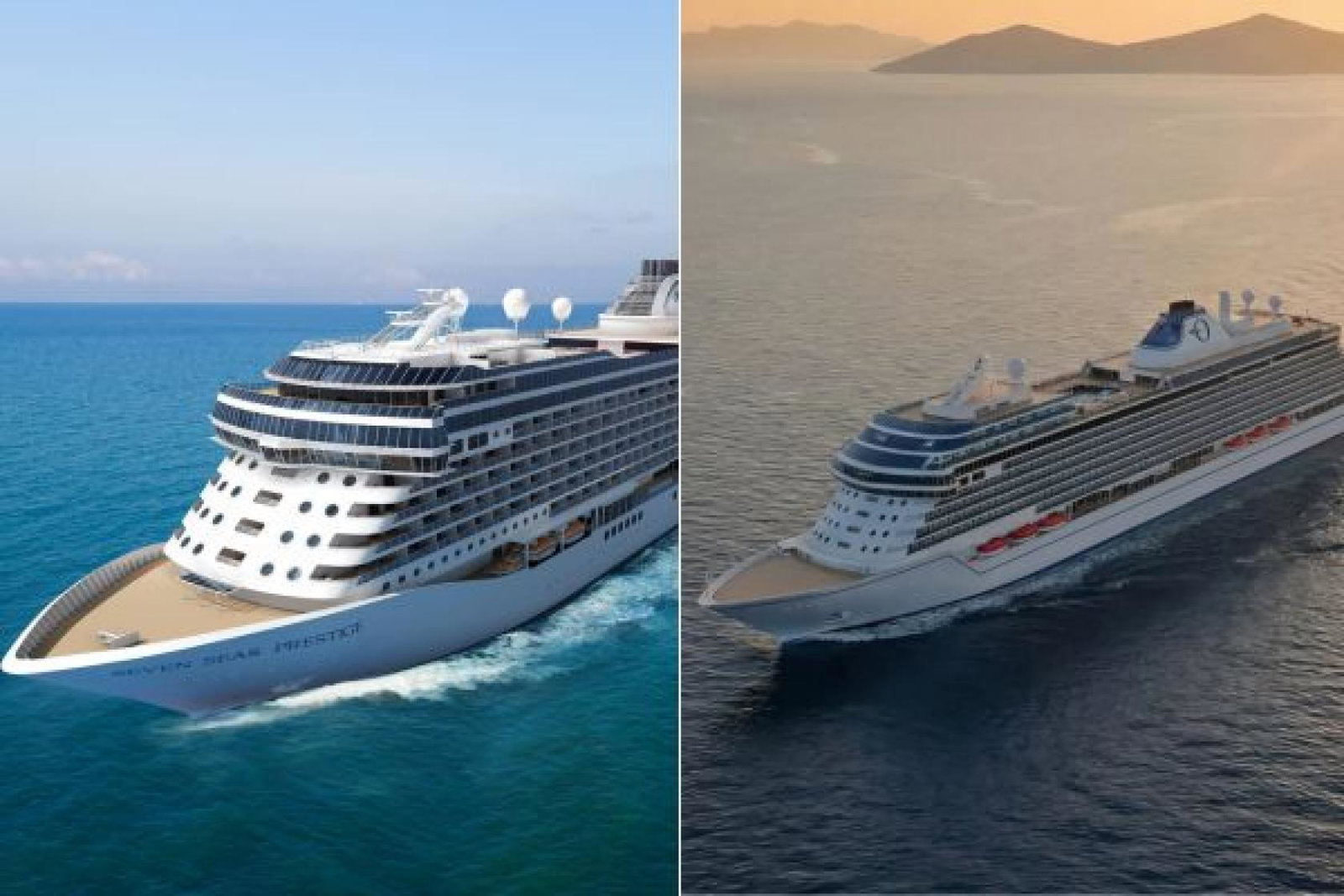 Regent Seven Seas Prestige and Oceania Sonata