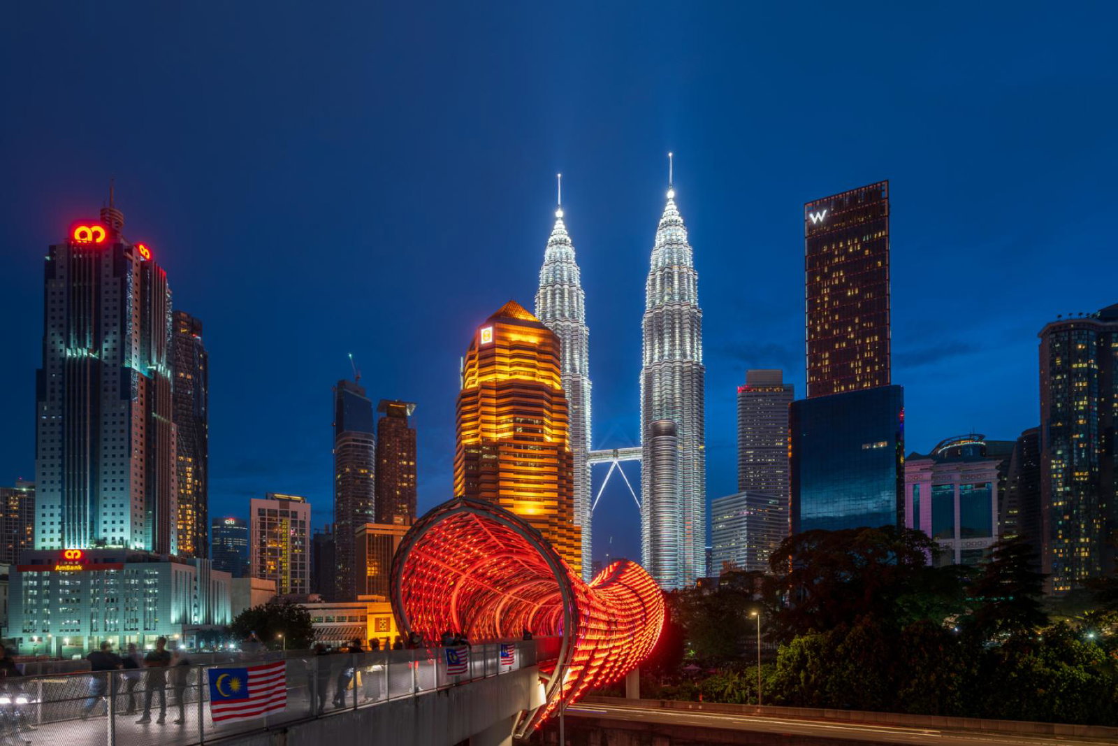 Kuala Lumpur at night