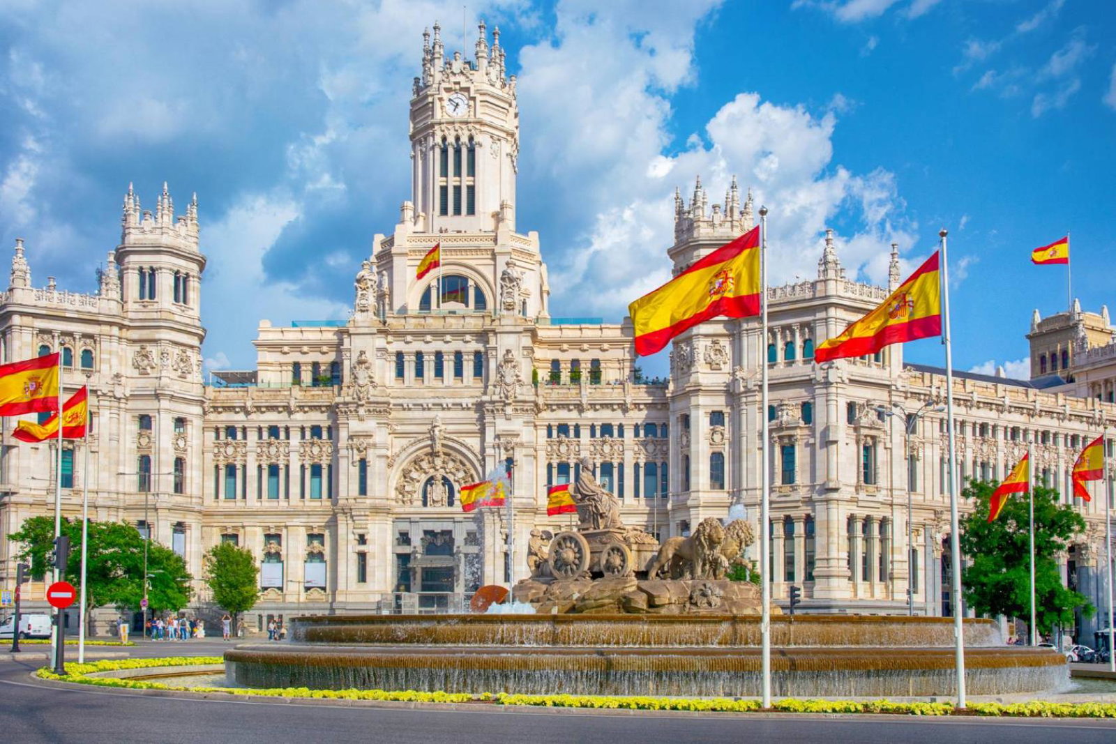 Stock photo of Plaza de la Cibeles in Madrid