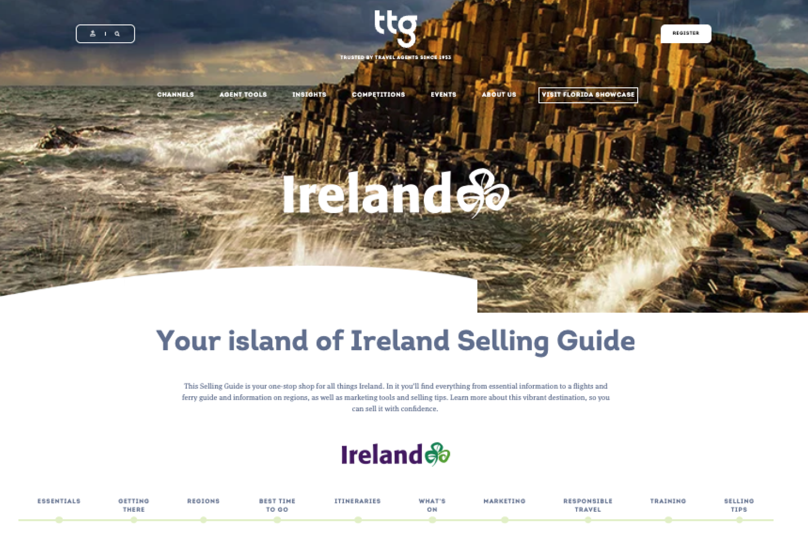 Island Selling Guide homepage