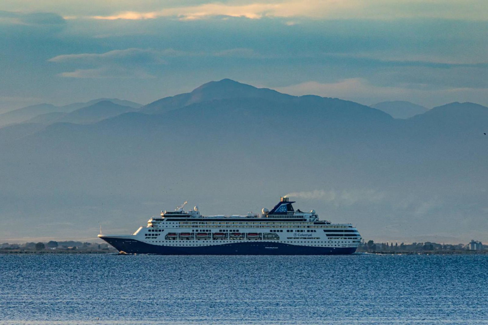 Celestyal Journey ship on open water