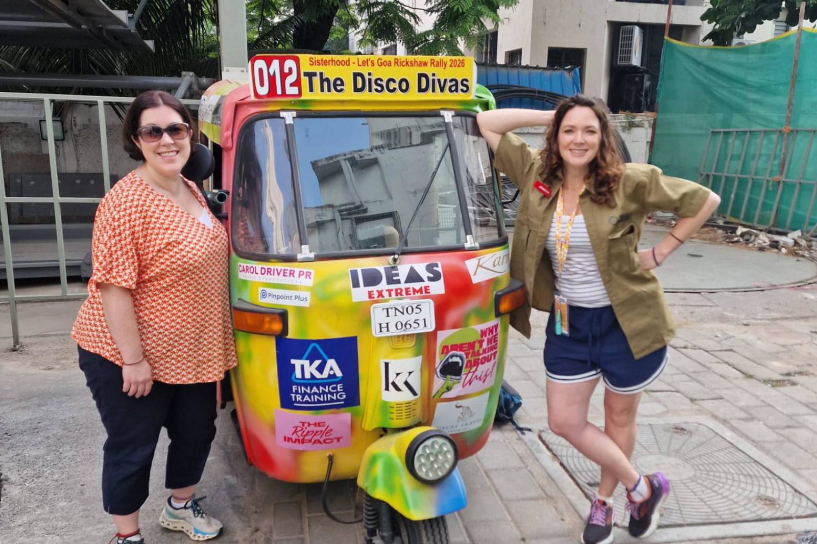 Not Just Travel agent Jo O’Connell during The Travel Sisterhood's tuk-tuk charity ride