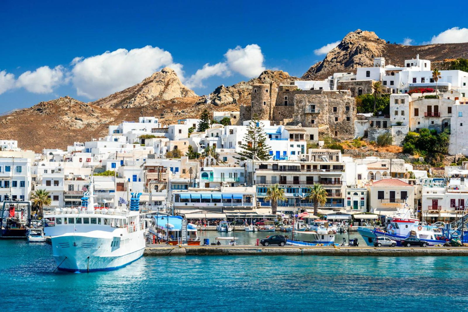 Scenic shot of Naxos, Greece