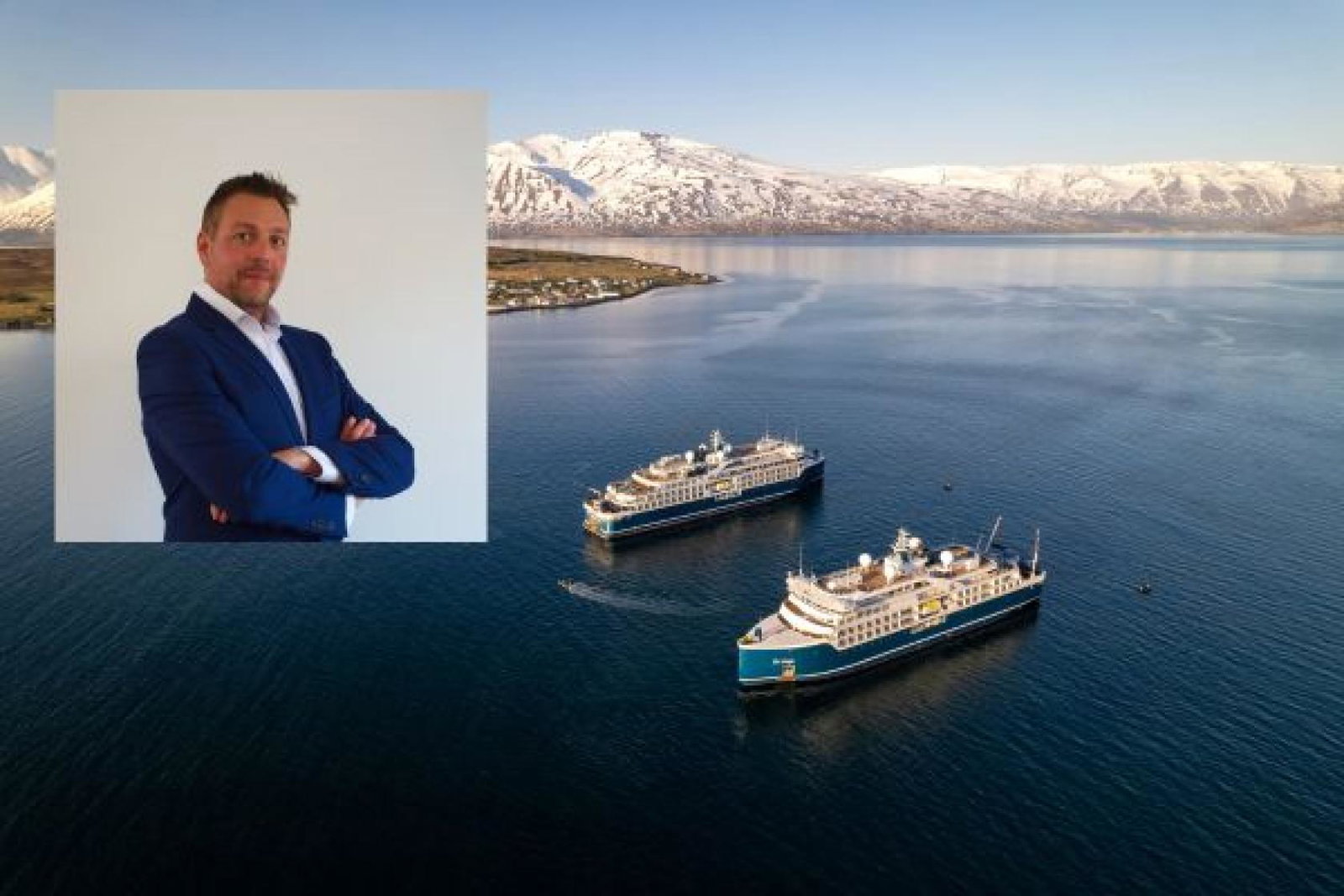 Mario Bounas with Swan Hellenic ships