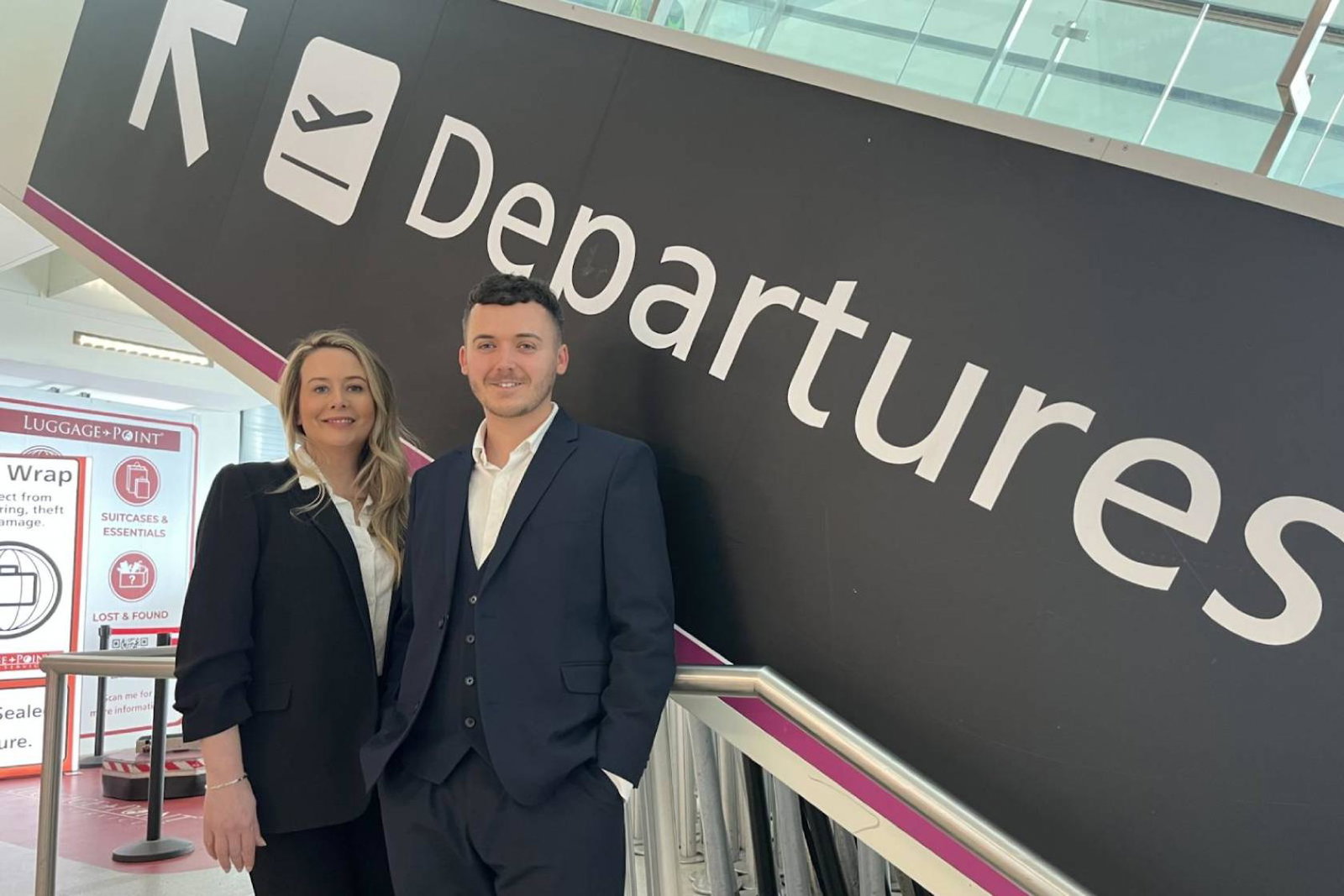 Michael Connolly and Sarah Baum, co-founders at AllWays Travel